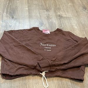 Forever 21 x Juicy couture crop crew neck
